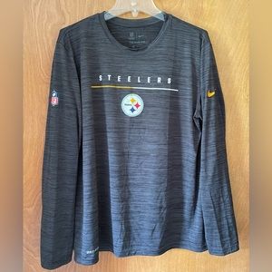 Steelers Long Sleeve Dri-Fit Tee